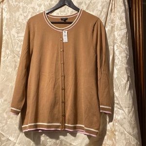 Sweater.  Xl.  Tan   New